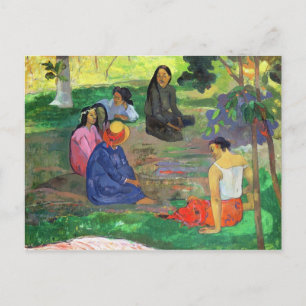 Paul Gauguin   Les Parau Parau , oder Konversation Postkarte