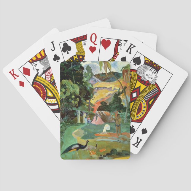 Paul Gauguin| Matamoe oder Landschaft mit Friedens Spielkarten (Rückseite)