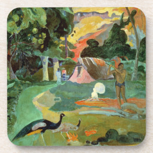 Paul Gauguin Matamoe oder Landschaft mit Friedens Untersetzer