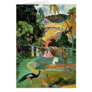 Paul Gauguin Matamoe oder Landschaft mit Peacock