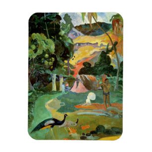 Paul Gauguin   Matamoe oder Landschaft mit Peacock Magnet