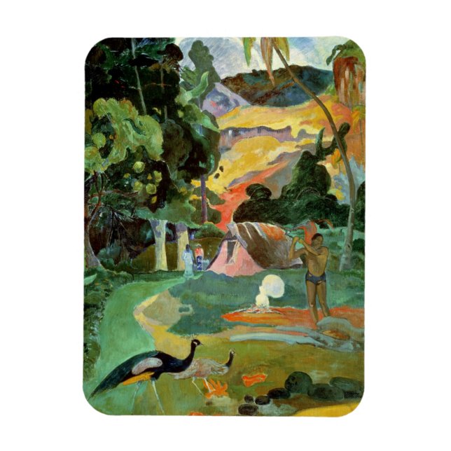 Paul Gauguin | Matamoe oder Landschaft mit Peacock Magnet (Vertikal)