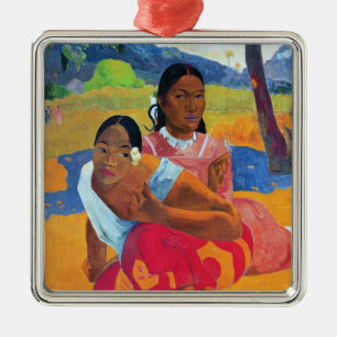 Paul Gauguin Nafea Faaipoipo, 1892 Silbernes Ornament