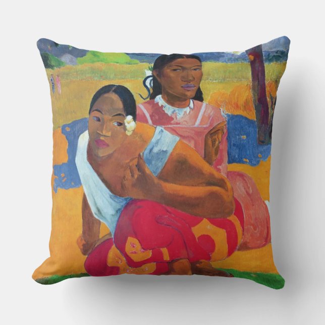 Paul Gauguin | Nafea Faaipoipo (wenn Sie Getti Kissen (Vorderseite)