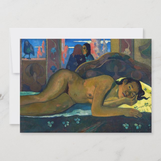 Paul Gauguin - Nevermore / O Taiti Dankeskarte (Vorderseite)