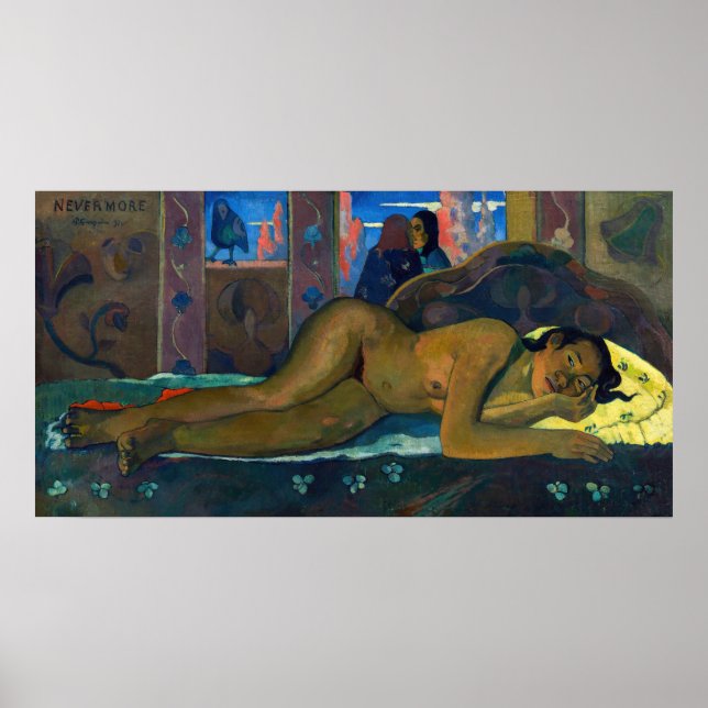 Paul Gauguin - Nevermore / O Taiti Poster (Vorne)