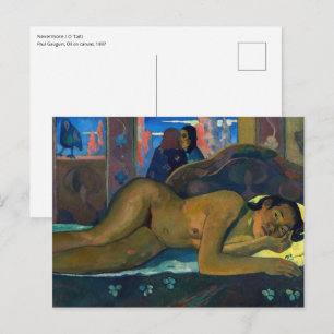 Paul Gauguin - Nevermore / O Taiti Postkarte