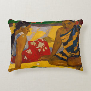 Paul Gauguin - Parau Api / Was gibt's Neues? Dekokissen