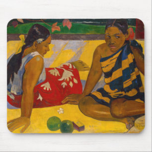 Paul Gauguin - Parau Api / Was gibt's Neues? Mousepad