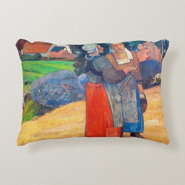 Paul Gauguin - Paysannes Bretonnes Dekokissen (Vorderseite)