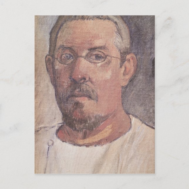 Paul Gauguin | Selbstportrait, 1902-3 Postkarte (Vorderseite)