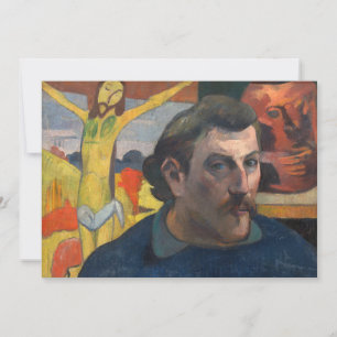 Paul Gauguin - Selbstporträt mit gelbem Christus Einladung