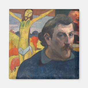 Paul Gauguin - Selbstporträt mit gelbem Christus Magnet