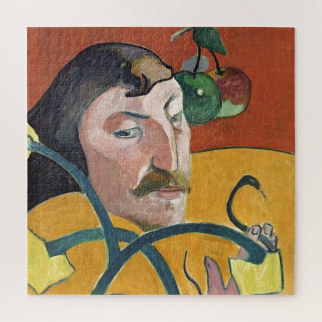 Paul Gauguin Self Portrait Art Malerei (Vertikal)