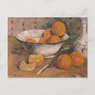 Paul Gauguin   Stillleben mit Orangen, 1881 Postkarte