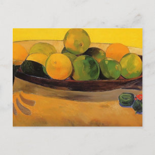 Paul Gauguin - Stillleben mit tahitianischen Orang Postkarte