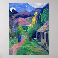 Paul Gauguin - Straße in Tahiti