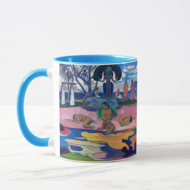 Paul Gauguin - Tag des Gottes / Mahana natua Tasse (Links)