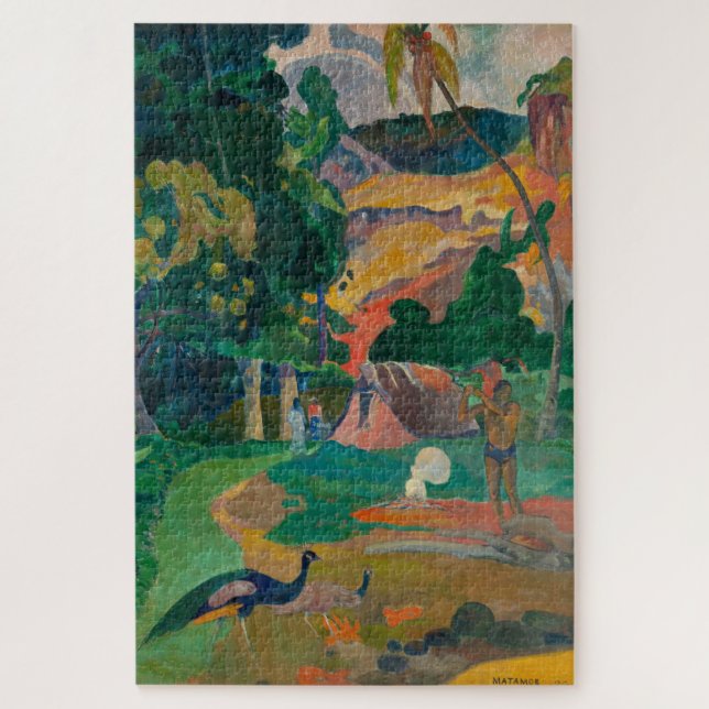 Paul Gauguin Tahitian Matamoe Painting (Vertikal)