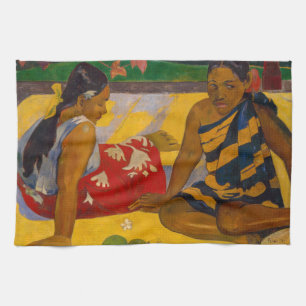 Paul Gauguin - Tahitian Women / Parau Api Geschirrtuch