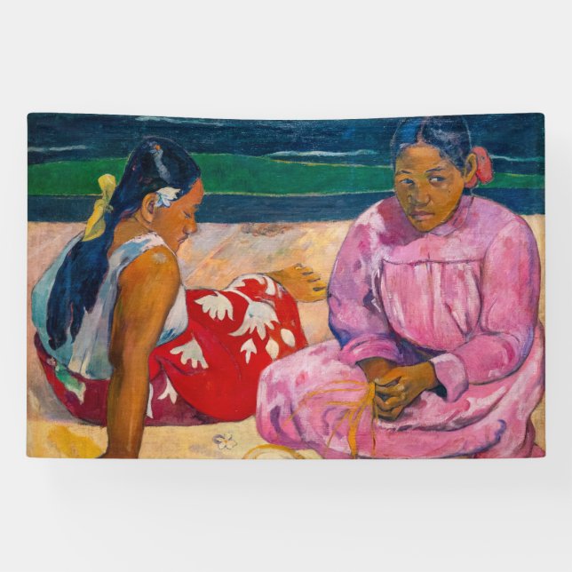 Paul Gauguin - Tahitianische Frauen am Strand Banner (Horizontal)