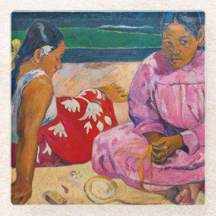 Paul Gauguin - Tahitianische Frauen am Strand Glasuntersetzer