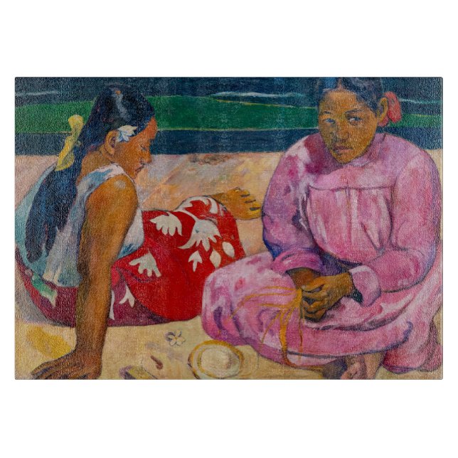 Paul Gauguin - Tahitianische Frauen am Strand Schneidebrett (Vorderseite)