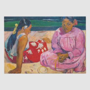 Paul Gauguin - Tahitianische Frauen am Strand Seidenpapier