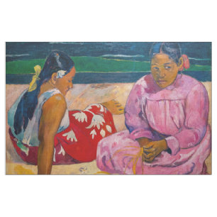 Paul Gauguin - Tahitianische Frauen am Strand Stoff