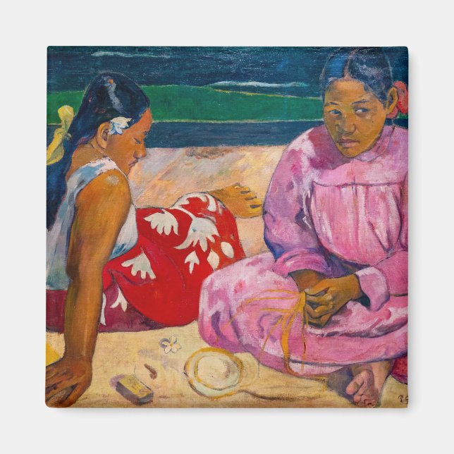 Paul Gauguin - Tahitianische Frauen Magnet (Vorne)