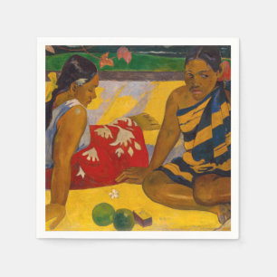Paul Gauguin - Tahitianische Frauen / Parau Api Serviette