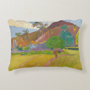 Paul Gauguin - Tahitianische Landschaft Dekokissen