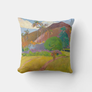 Paul Gauguin - Tahitianische Landschaft Kissen
