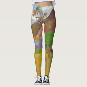 Paul Gauguin - Tahitianische Landschaft Leggings