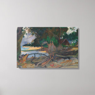 Paul Gauguin - The burao - Der Hibiskus Tree Leinwanddruck