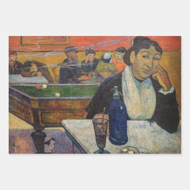 Paul Gauguin - The Night Café, Arles Geschenkpapier Set (Vorderseite)
