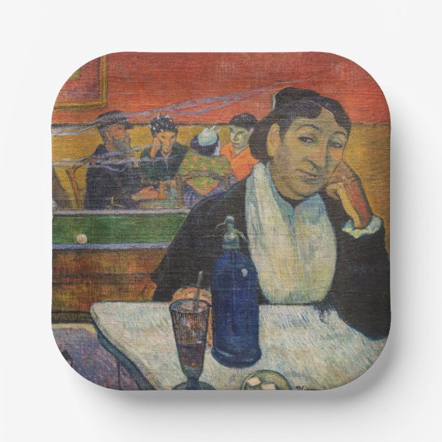 Paul Gauguin - The Night Café, Arles Pappteller (Vorderseite)