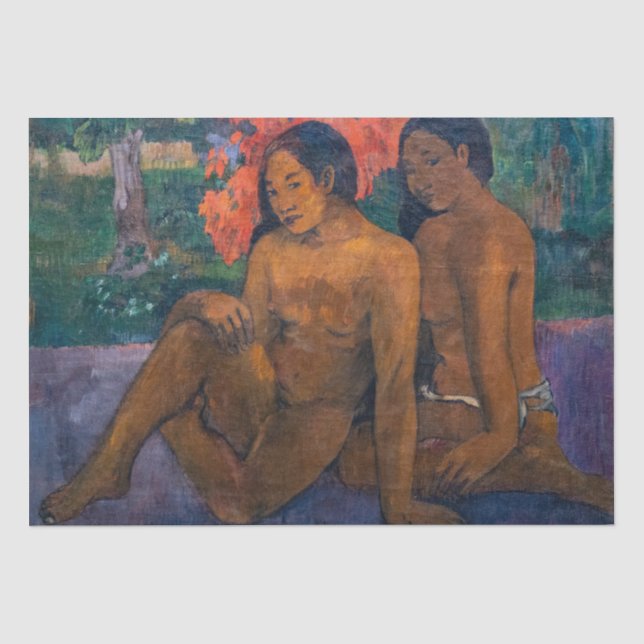 Paul Gauguin - Und das Gold ihrer Körper Seidenpapier (Vorderseite)