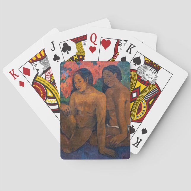 Paul Gauguin - Und das Gold ihrer Körper Spielkarten (Rückseite)