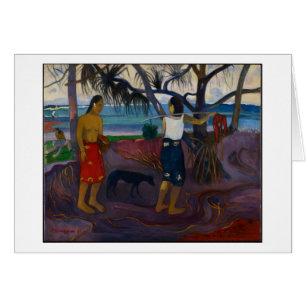Paul Gauguin   unter dem Pandanus, 1891 (Öl auf C