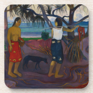 Paul Gauguin   unter dem Pandanus, 1891 (Öl auf C Getränkeuntersetzer