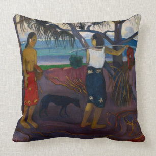 Paul Gauguin   unter dem Pandanus, 1891 (Öl auf C Kissen