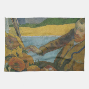 Paul Gauguin Vincent van Gogh Gemälde Sonnenblumen Geschirrtuch