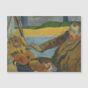 Paul Gauguin Vincent van Gogh Gemälde Sonnenblumen Magnetkarte