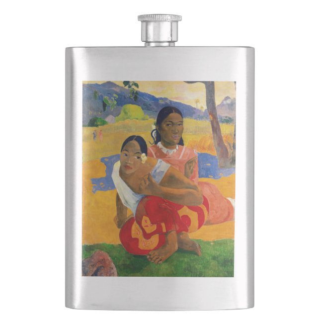 Paul Gauguin - Wann wirst du heiraten? Flachmann (Vorderseite)