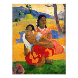 Paul Gauguin - Wann wirst du heiraten? Fotodruck