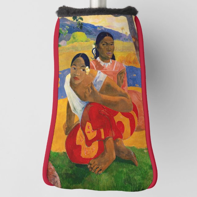 Paul Gauguin - Wann wirst du heiraten? Golf Headcover (Rotieren 90)