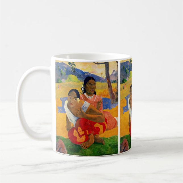 Paul Gauguin - Wann wirst du heiraten? Kaffeetasse (Links)