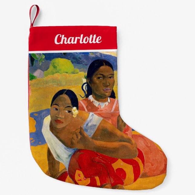 Paul Gauguin - Wann wirst du heiraten? Kleiner Weihnachtsstrumpf (Vorderseite)