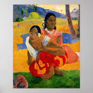 Paul Gauguin - Wann wirst du heiraten? Poster